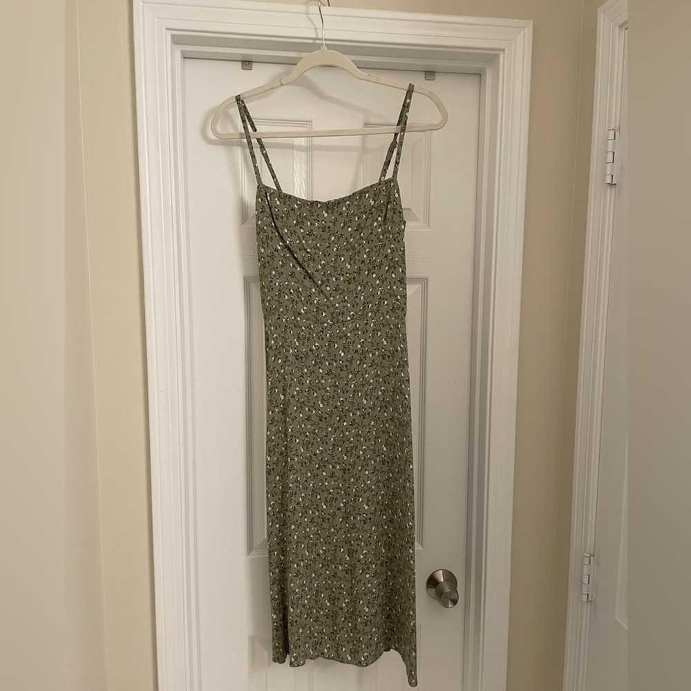 Reformation Afternoon Midi Dress Juniper Size 10